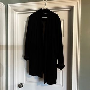 Black long line blazer from Torrid in size 5